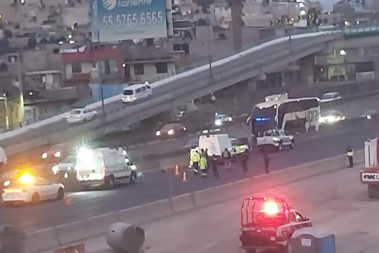 Accidente en la autopista México-Puebla deja como saldo dos muertos
