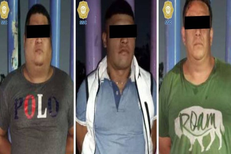 Detienen a tres sujetos relacionados con un homicidio en Iztapalapa