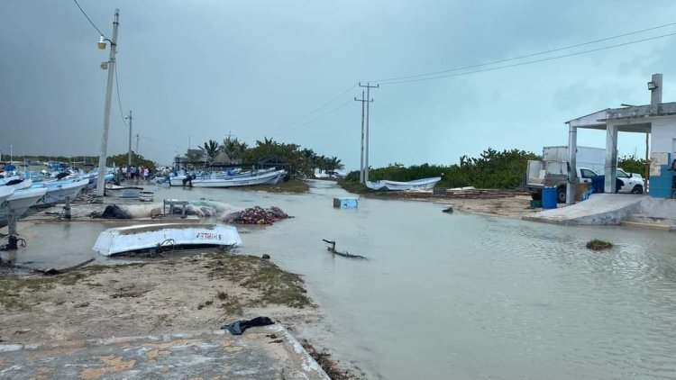 Frente Frío 32 trajo afectaciones a Yucatán