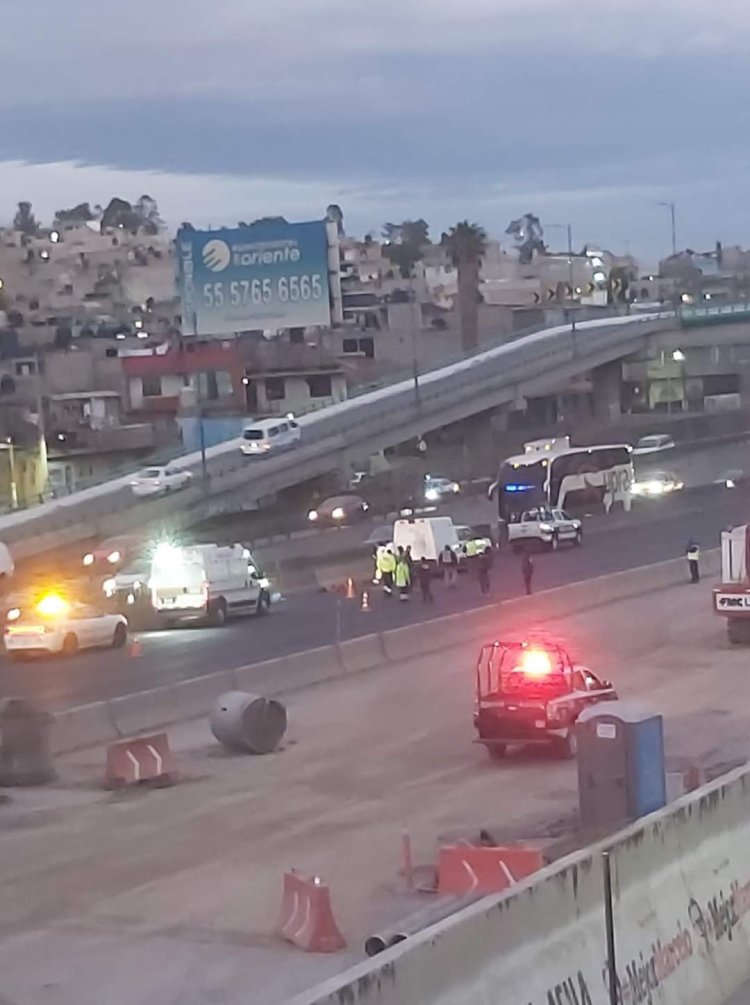 Accidente en la autopista México-Puebla deja como saldo dos muertos