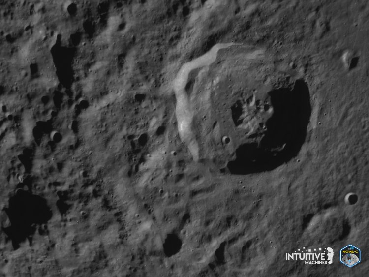 Módulo lunar Odiseo llegó a la Luna e hizo historia