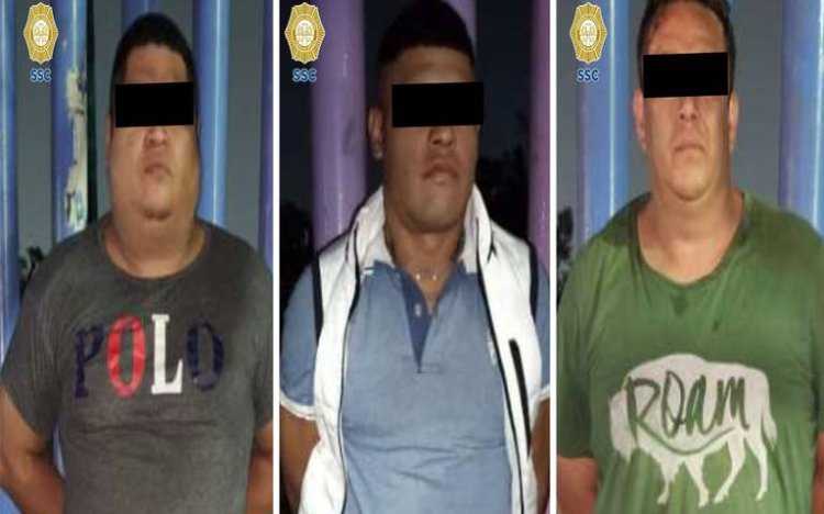 Detienen a tres sujetos relacionados con un homicidio en Iztapalapa