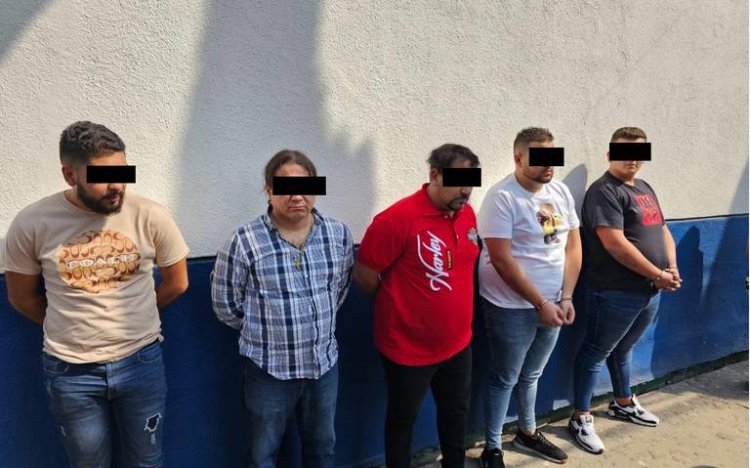 Detienen a banda dedicada al robo y venta de automóviles en la CDMX