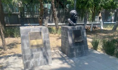 Denuncian robo de esculturas en Plaza de los Compositores de la CDMX