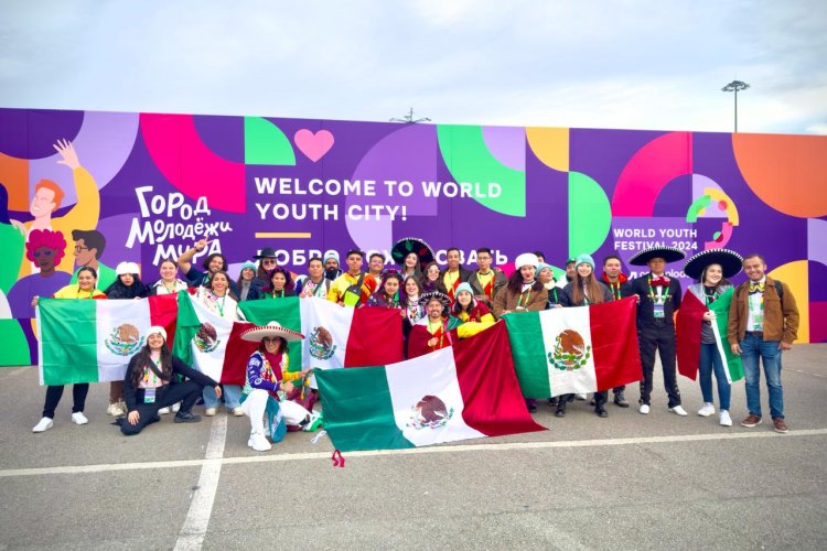 Delegación mexicana participa en Festival Mundial de la Juventud
