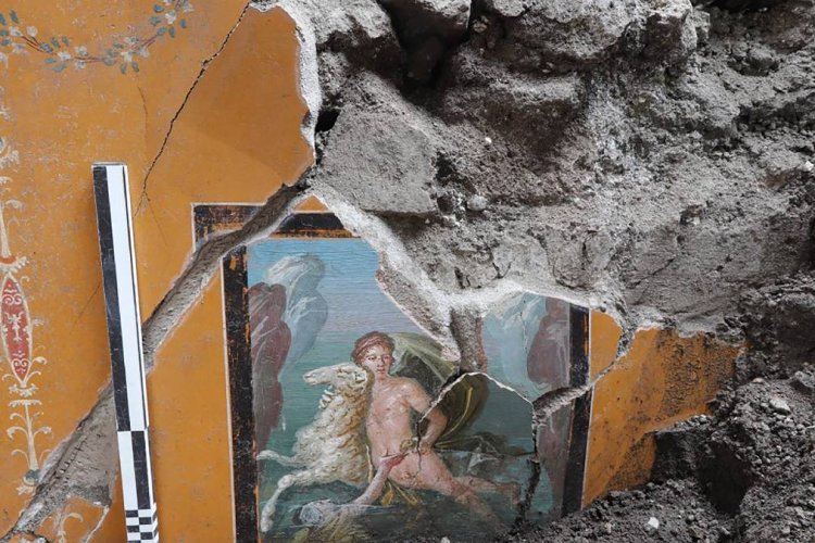 Frescos excelentemente conservados fueron encontrados en Pompeya