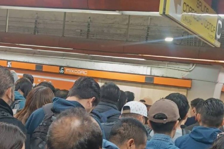 Saturadas seis líneas del Metro de la CDMX