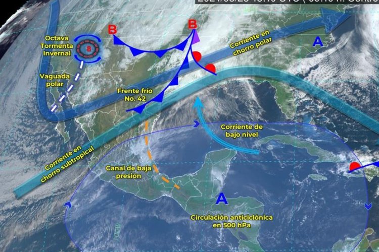 Hoy habrá lluvias y clima fresco en ciertas zonas del país