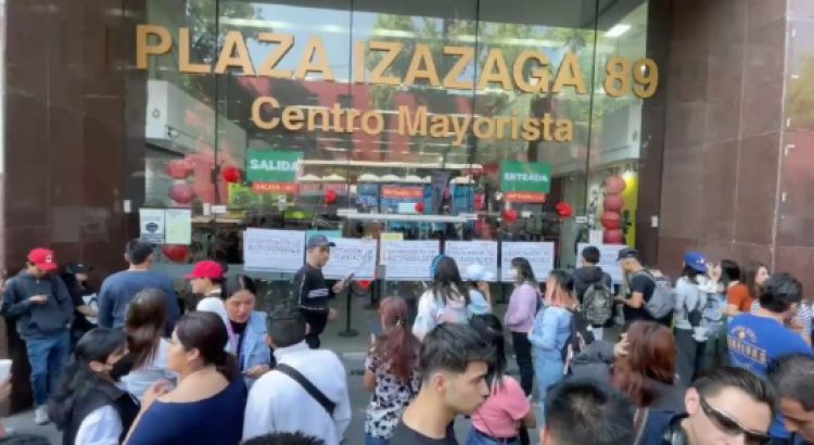 Clausuran Plaza Izazaga 89 en el centro de la CDMX