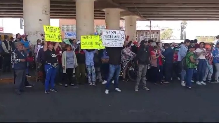 Morenistas no quieren reelección de Xóchitl Flores como edil de Chimalhuacán; organizan protesta