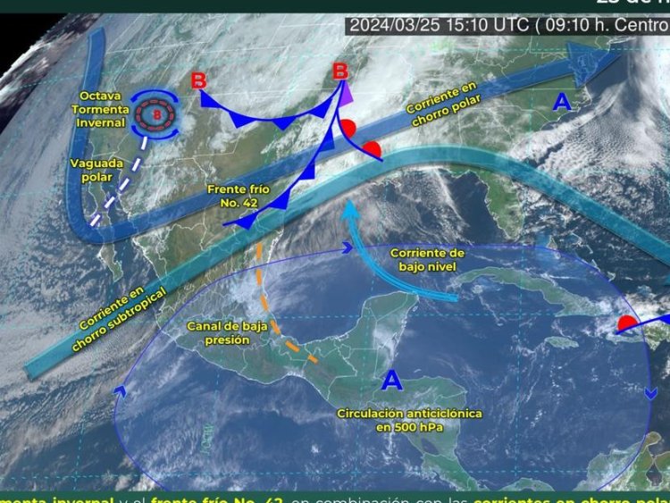 Hoy habrá lluvias y clima fresco en ciertas zonas del país