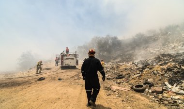 Suspenden clases en Nayarit por incendio de basurero