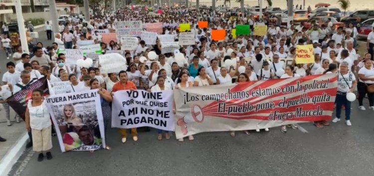 Policías de Campeche se mantienen en sus demandas,  convocan a marcha el 13 de abril