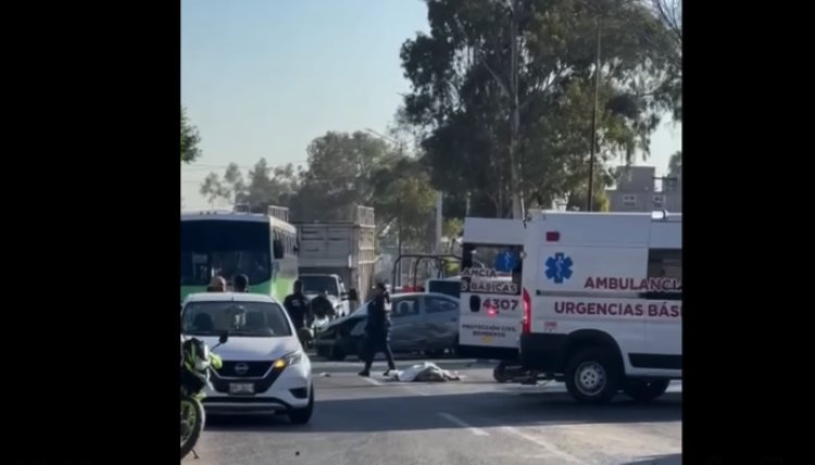 Fuerte accidente vehicular en Chicoloapan deja una persona muerta