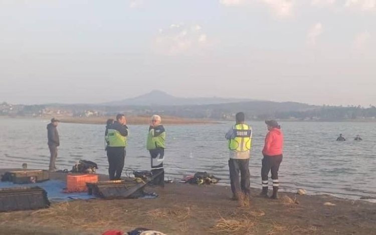 Reportan muerte de tres personas por ahogamiento en la presa de Villa Victoria