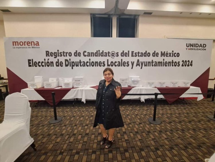 Blanca Osorio, se registra por Morena para gobernar Acolman