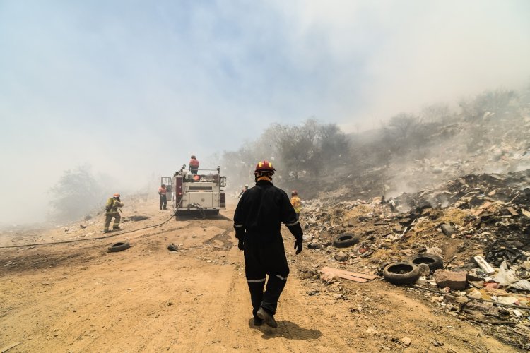 Suspenden clases en Nayarit por incendio de basurero