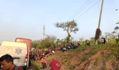 Más de 500 migrantes fueron abandonados al sur de Veracruz