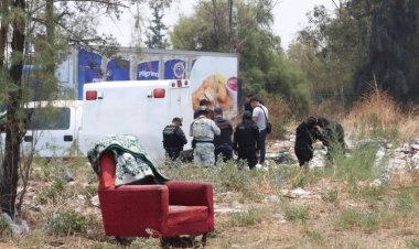 Encuentran cadáver abandonado en camellón de Nezahualcóyotl, Edomex