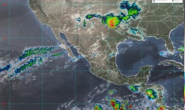 El clima hoy: se esperan lluvias puntuales fuertes en el centro y sureste del país
