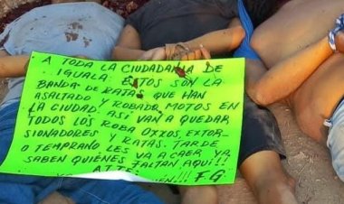 Encuentran tres cuerpos sin vida con señales de tortura en Iguala, Guerrero