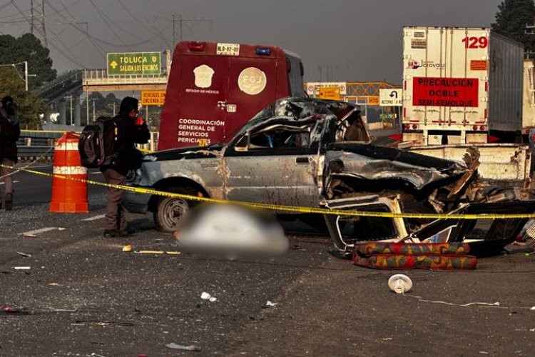 Accidente en la México-Toluca deja dos personas muertas y varios lesionados