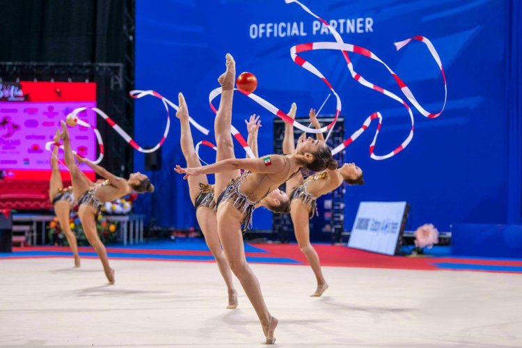 Equipo mexicano de Gimnasia Rítmica ganó medalla de plata en Portugal