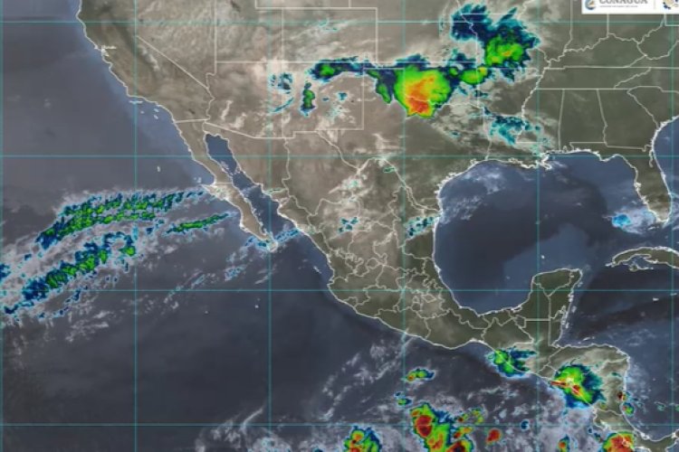 El clima hoy: se esperan lluvias puntuales fuertes en el centro y sureste del país