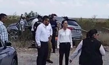 Equipo de Claudia Sheinbaum sufre accidente automovilístico en Coahuila