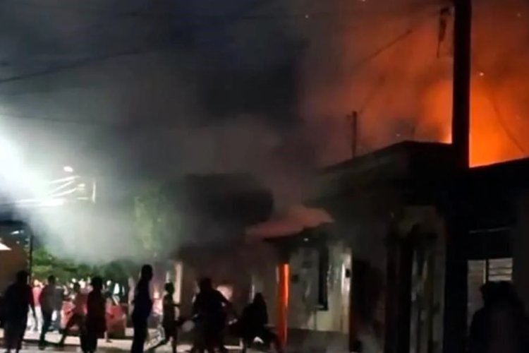 Queman casas por disputa electoral en La Concordia