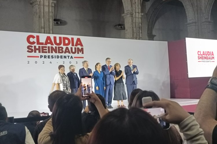 Claudia Sheinbaum presenta a seis integrantes de su próximo gabinete