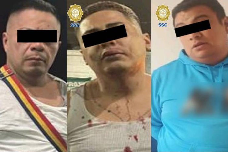 Detienen a tres presuntos responsables por el asalto a taquería en la GAM