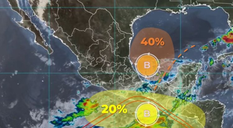 Aumenta posibilidad de ciclón tropical en el Golfo de México