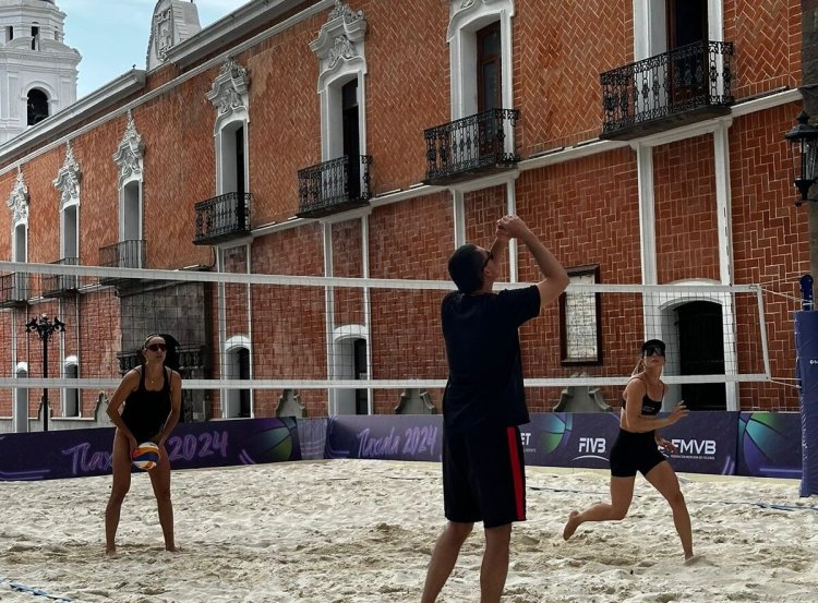 Torneo preolímpico de voleibol de playa en Tlaxcala genera debate sobre inversión pública