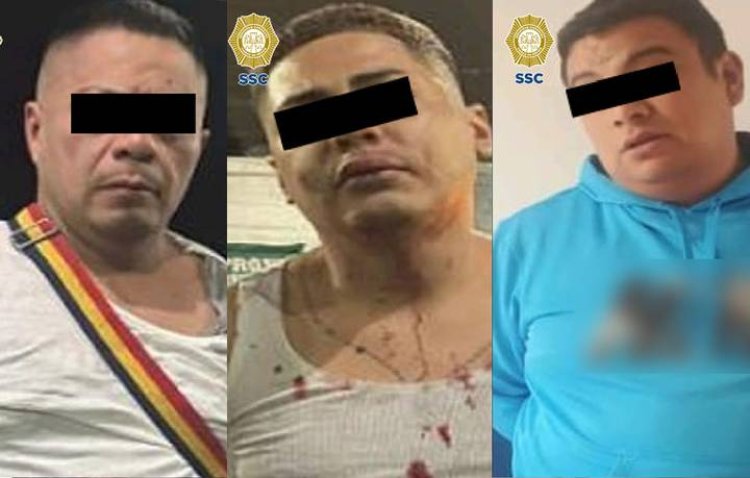 Detienen a tres presuntos responsables por el asalto a taquería en la GAM