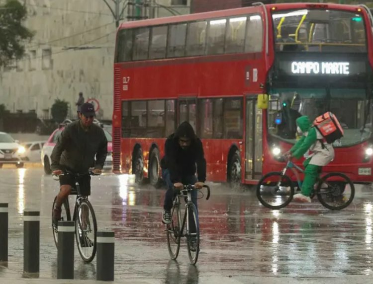 Lanzan alerta en la CDMX por semana de fuertes lluvias