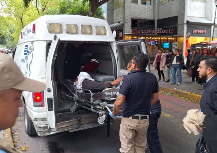 Indigente acuchilló a una mujer en la Glorieta de los Insurgentes