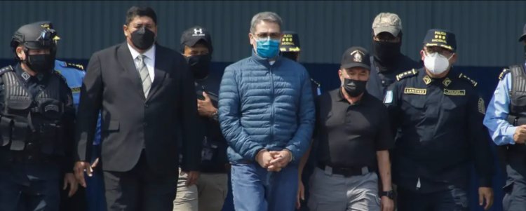 Expresidente de Honduras Juan Orlando Hernández fue condenado a 45 años de cárcel en EUA
