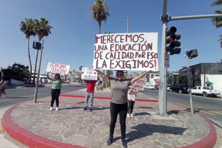Ante la negativa del gobierno de Los Cabos, la lucha de los estudiantes se intensifica