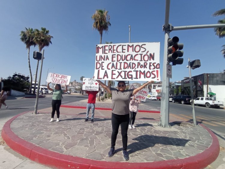 Ante la negativa del gobierno de Los Cabos, la lucha de los estudiantes se intensifica