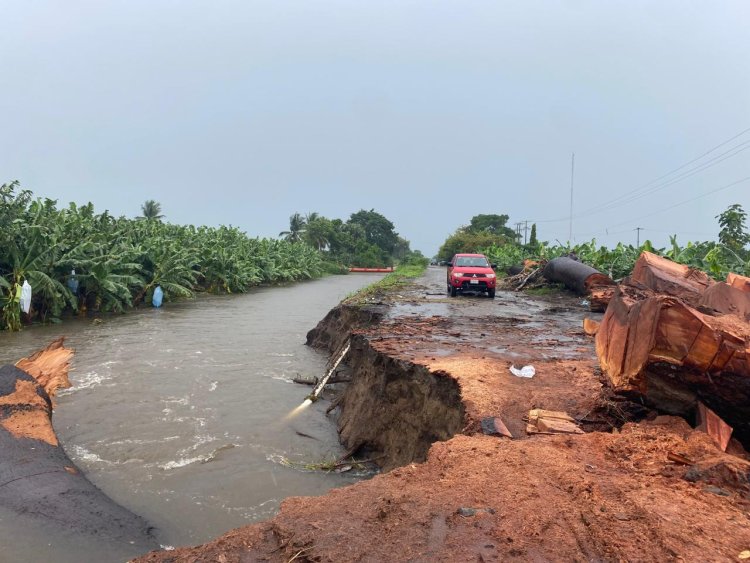 Lluvias fuertes e intensas dejan afectaciones en siete municipios de Chiapas