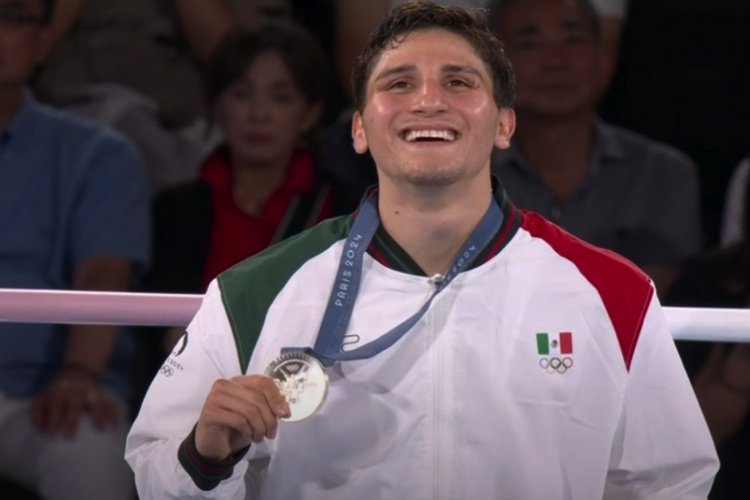 Medalla de Plata para el boxeador mexicano Marco Verde en París 2024
