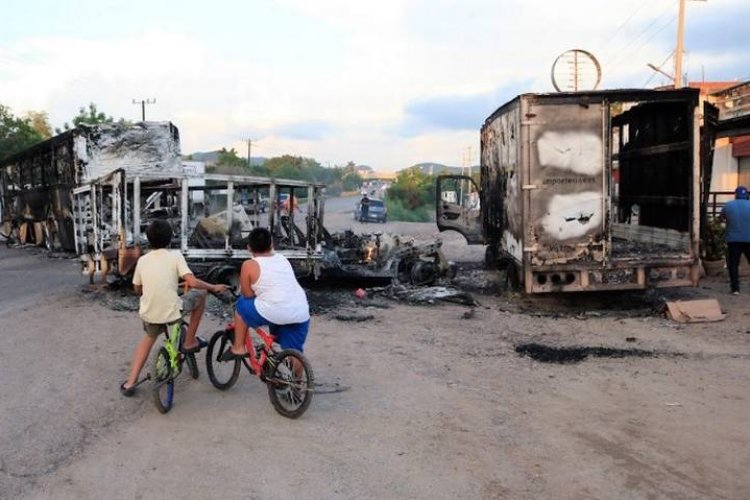 Continúan enfrentamientos armados en Culiacán por quinto día seguido