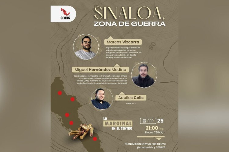 Expertos analizarán la situación de violencia que se vive actualmente en Sinaloa