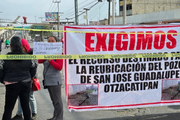 Realizan bloqueos en Toluca ante desabasto de agua potable