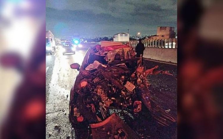 Mueren dos automovilistas en la México-Puebla por echar “carreritas”