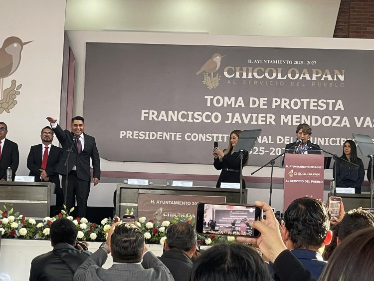 Video: Toma protesta Francisco Javier Mendoza Vásquez como edil de Chicoloapan