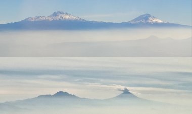 Galería: Postales invernales de los volcanes Popocatépetl e Iztaccíhuatl