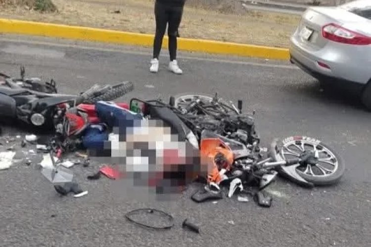 Motociclista muere atropellado por un tráiler en la México-Texcoco cerca del Hotel Términos