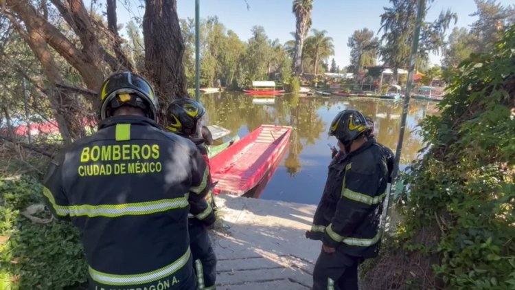 Rescatan cuerpo sin vida que estaba flotando en canal de Xochimilco